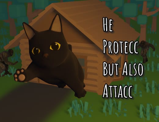 He Protecc but also Atacc cover art